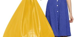 Yellow Coaster Shine Teardrop Bean Bag Cover Without Beans -3XL