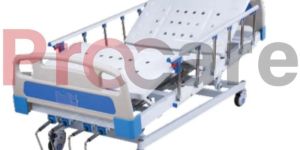 Three-Function Manual ICU Bed With Collapsible Railing