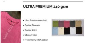 Cotton Printed Mens Oversized Tshirts