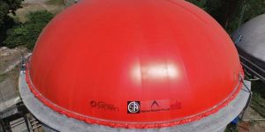 Double Membrane Digestor Mounted Balloons