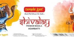 Templejyot Shivalay Premium Masala Agarbatti for Religious and Meditation Purpose (Eco Pack)