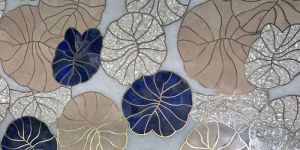 Gloss Leaf Design Wall Tiles