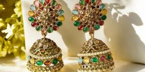 Mahek Multicolor Small Womens Jhumka Earrings