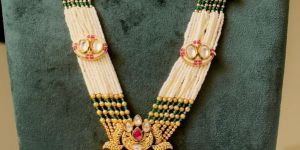 Meenakari Antique Womens Long Necklace Set