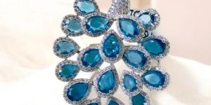 Peacock Womens CZ Ring