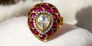 Tiara Teardrop Womens Ring