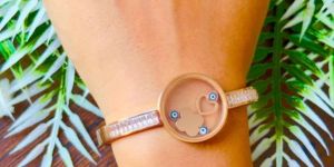 Whimsical Charm Evil-eye Womens Kada Bracelet