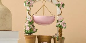 Rose Polyresin Oil Burner