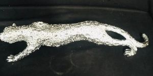 The Lumina Silver Panther Sculpted For Decor