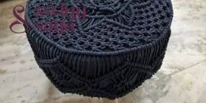 Smoky Pewter Ottoman