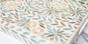 Rectangular Petal Palette Tray In Mother of Pearl