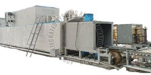 Conveyorized Oven for Zinc Flake Coating for Studs [wind Application]