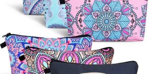 Makeup Toiletry Pouch 6 Pieces