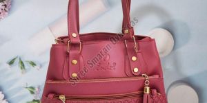 Textured Finish Ladies Leather Handbag