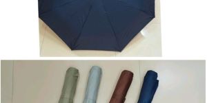 Mens 23 Inches Three Fold Auto Mono Umbrella