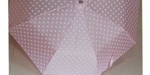 Three Fold Manual Pearl Dot Umbrella