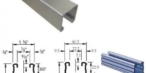 Unistrut P1100 Stainless Steel Solid Strut Channel