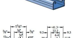 Unistrut P4000 Strut Channel Stainless Steel