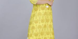 Ladies Printed Rayon Sharara Suit Set