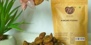 Roasted Almond Pudina Masala Nuts