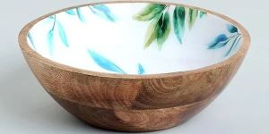Wooden Enamel Bowl