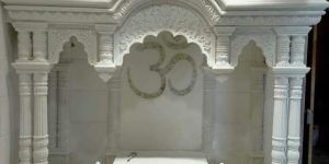 Stylish White Marble Temple