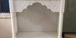 Traditional White Marble Temple