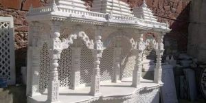 White Marble Big Outdoor Temple