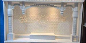 White Marble Home Temple