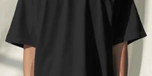 Mens Round Oversized Poly Cotton T Shirt