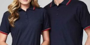 Unisex Polo Neck Cotton T Shirt