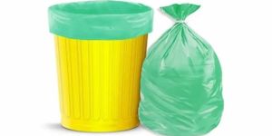 Plain Green Biodegradable Garbage Bags