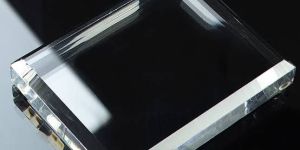 Rectangular Transparent Crystal Paper Weight