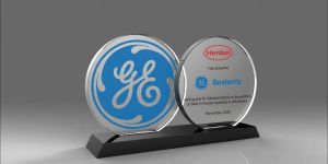 Round Crystal Trophy