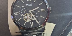 Fossil Automatic Black Mens Watch