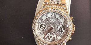 Guess Gold Tone Multi Function Ladies Watch