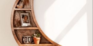 Vikinterio Moon Wall Shelf