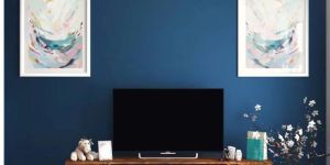 VIKINTERIO Solid Sheesham Wood TV Cabinet