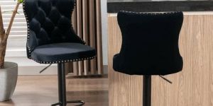 VIKINTERIO Swivel Adjustable Height Stool (Set of 2)