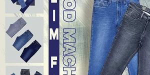 Wood Machine Mens Slim Fit Jeans