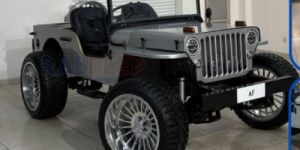 big monster tyre jeep