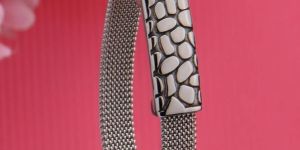 Vipera Mens Platinum Bracelet