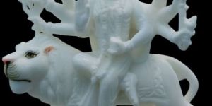 Maa Durga Marble Statue