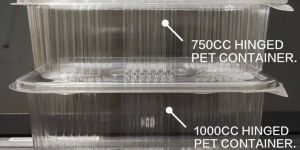 CC HINGED PET CONTAINERS