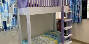 Wooden Bunk Bed for Kids