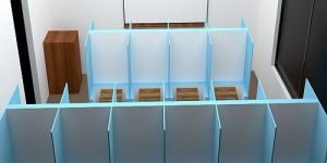 Wooden Library Table With Chair