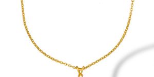ladies ruby teardrop gold plated chain pendant