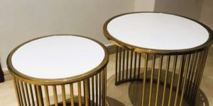 antique gold tea table