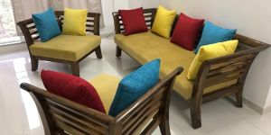 Wooden Sofa Set