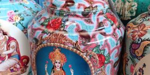 Meena Coating Copper Pot